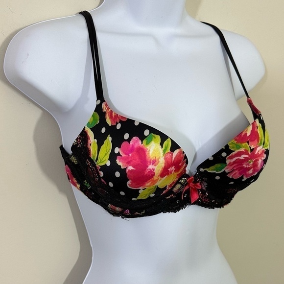 Victoria Secret sz 34 C push up bra in a tropical print Hardly worn. - Picture 4 of 10